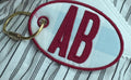 Customizable Bag Tag with Keychain