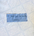 Custom Embroidered Handwriting