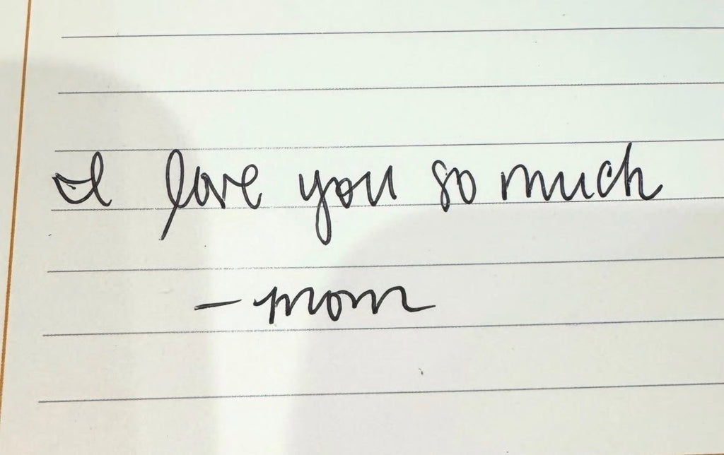 Custom Embroidered Handwriting