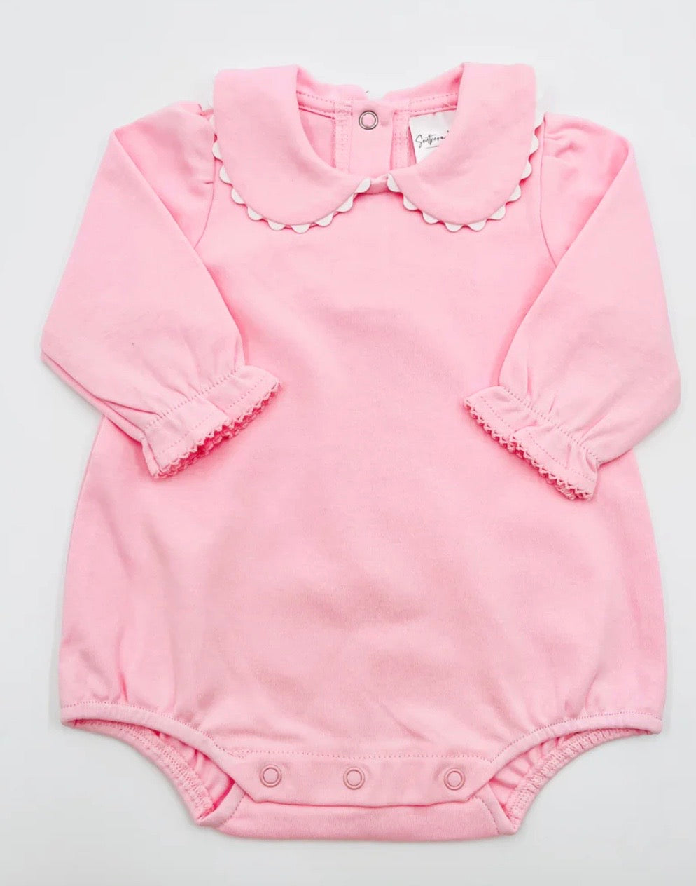 Long Sleeve Scalloped Bubble