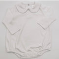 Piping Collared Long Sleeve Bubble