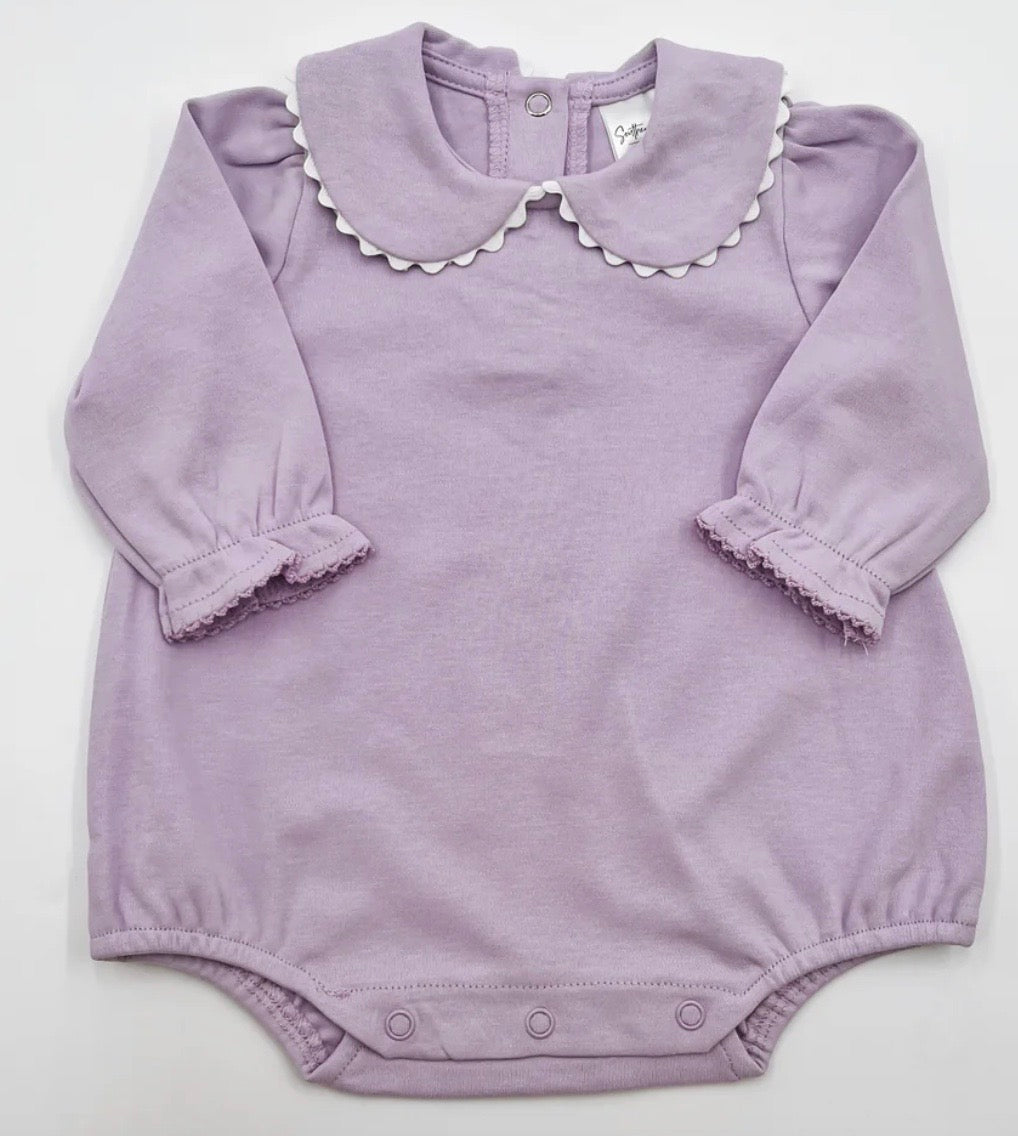 Long Sleeve Scalloped Bubble
